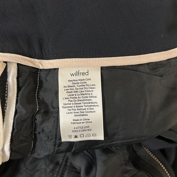 🔥🔥🔥Aritzia Wilfred Black & White Trouser Pants - Picture 9 of 10